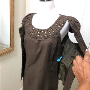 Brand new with tag ,two pics dress with vest
